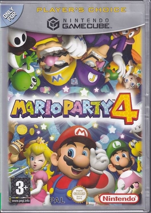 Mario Party 4 - Players Choice - Nintendo GameCube (B Grade) (Genbrug)
